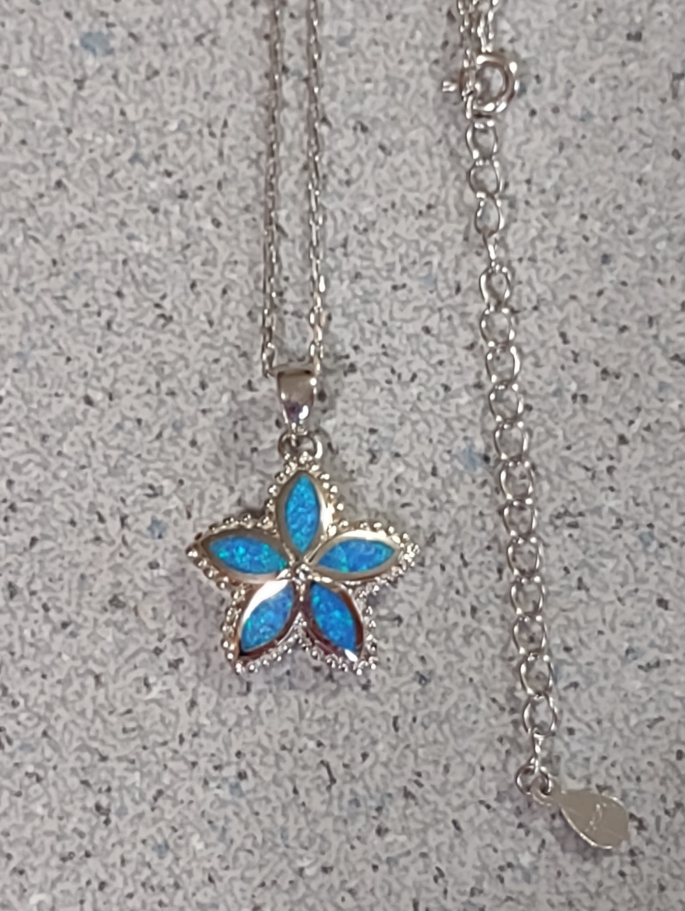 Sterling Starfish Necklace
